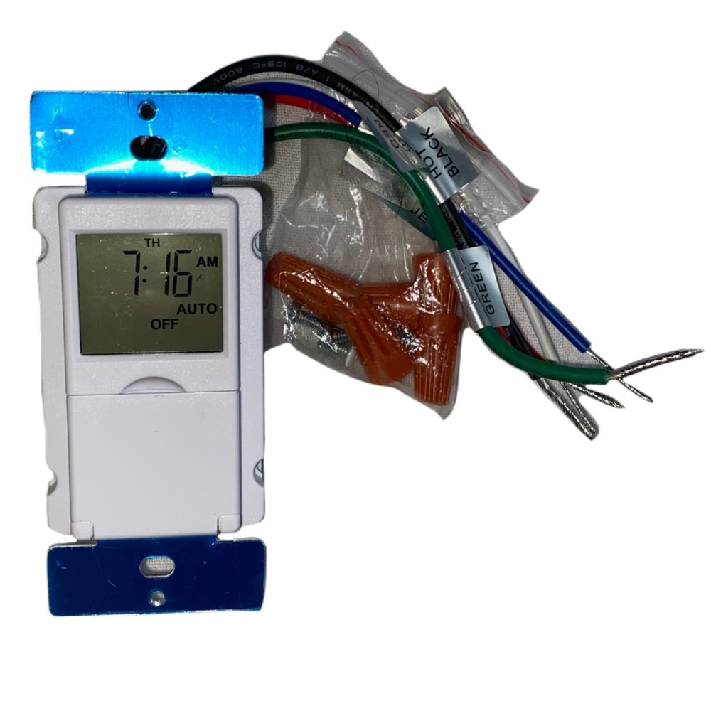 BN-LINK BND-60/SU101d 7 Day Programmable in-Wall Digital Lights Timer Switch
